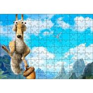 Cakapuzzle Buz Devri Sincap Scrat Ve Fındık Görseli 120 Parça Ahşap Puzzle
