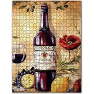 Cakapuzzle Cabernet Sauvignon Şarabı Limon Üzüm Görseli 120 Parça Puzzle