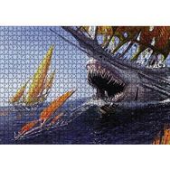 Cakapuzzle Canavar Gemi Yağlıboya Görseli 120 Parça Ahşap Puzzle