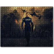 Cakapuzzle Captain America Gecede Savaş Ahşap 500 Parça Puzzle