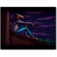 Cakapuzzle Çatıda Sigara Içen Bojack Horseman 255 Parça Puzzle