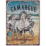 Cakapuzzle Çatlak Zeminde Koşan Vahşi Atlar Mdf 120 Parça Puzzle