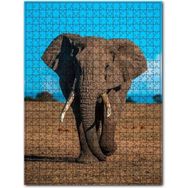 Cakapuzzle Çayırda Yetişkin Afrika Fili 120 Parça Puzzle