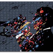 Cakapuzzle Caz Trompetçi Renkli Mozaik Mdf 1000 Parça Puzzle