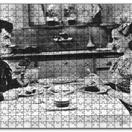 Cakapuzzle Chaplin ve Goddard Modern Zamanlarda Mdf 1000 Parça Puzzle