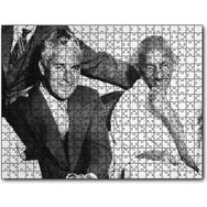 Cakapuzzle Charles Chaplin ve Mahatma Gandhi Gülümsüyor Mdf 120 Parça Puzzle