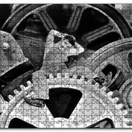 Cakapuzzle Charlie Chaplin İşçi Çarklar Modern Zamanlar Mdf 255 Parça Puzzle
