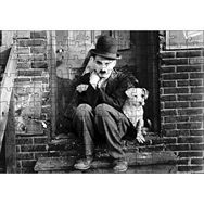 Cakapuzzle Charlie Chaplin ve Sevimli Köpeği Mdf 120 Parça Puzzle