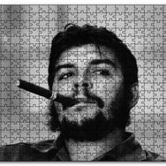 Cakapuzzle Che Guevara ve Purosu Sb Mdf 1000 Parça Puzzle