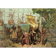 Cakapuzzle Christopher Columbus ve Kaşifler Mdf 120 Parça Puzzle