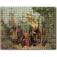 Cakapuzzle Christopher Columbus ve Kaşifler Mdf 255 Parça Puzzle