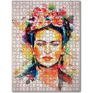 Cakapuzzle Çiçek Taclı Frida Kahlo Görseli Mdf 120 Parça Puzzle