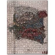 Cakapuzzle Çiçekler Gravür 120 Parça Mdf Puzzle