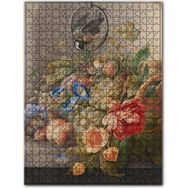 Cakapuzzle Çiçekler Meyveler Fare ve Kuş Yağlıboya Mdf 120 Parça Puzzle