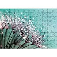 Cakapuzzle Çiçekler Üzerinde Çiy Damlaları 120 Parça Ahşap Puzzle