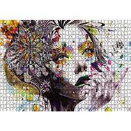 Cakapuzzle Çiçekli Kadın 1000 Parça Ahşap Puzzle
