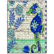 Cakapuzzle Çiçekli Zeminde Deniz Yıldızı 255 Parça Ahşap Puzzle