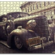 Cakapuzzle Çiftçi Çocuk Plakalı 1938 Model Antika Araç Mdf 120 Parça Puzzle