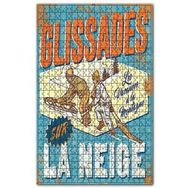 Cakapuzzle Çiftlerin Kayak Için Zirveye Tırmanış Görsel 120 Parça Mdf Puzzle