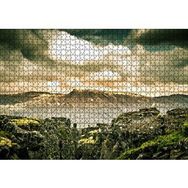 Cakapuzzle Çıplak Tepeler Bulutlar ve Kayalıklar 120 Parça Ahşap Puzzle