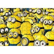 Cakapuzzle Çizgi Film Minions Topluluğu 120 Parça Ahşap Puzzle