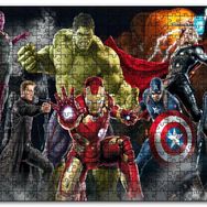 Cakapuzzle Çizgi Roman Superhero Yenilmezler Örümcek Adam Mdf 120 Parça Puzzle