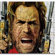 Cakapuzzle Clint Eastwood Angry Mdf 1000 Parça Puzzle