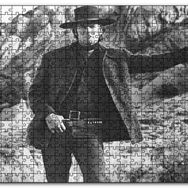 Cakapuzzle Clint Eastwood Bela Arayan Adam Filmi Görseli Mdf 120 Parça Puzzle