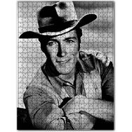 Cakapuzzle Clint Eastwood Şapkalı Oturan Poz 120 Parça Puzzle