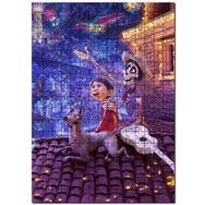 Cakapuzzle Coco Gitarist Çocuk İskelet Sevimli Köpek Mdf 500 Parça Puzzle