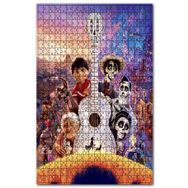 Cakapuzzle Coco Pixar Karakterler ve Beyaz Gitar Ahşap 1000 Parça Puzzle