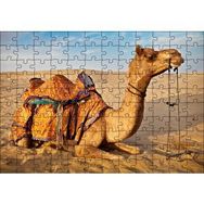 Cakapuzzle Çöl Kumlarına Çökmüş Deve Mdf 120 Parça Puzzle