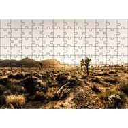 Cakapuzzle Çölde Gündoğumu Otlar ve Kaktüsler Mdf 120 Parça Puzzle