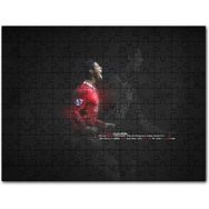 Cakapuzzle Cristiano Ronaldo Şeffaf Yansıma Arkaplan Mdf 500 Parça Puzzle