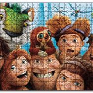 Cakapuzzle Croods Karakterleri Karikatür Mdf 1000 Parça Puzzle