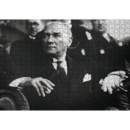 Cakapuzzle Cumhuriyet Bayaramı Töreninde Atatürk Görseli 120 Parça Ahşap Puzzle