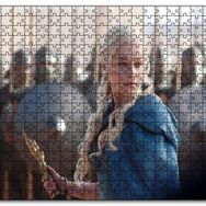 Cakapuzzle Daenerys Targaryen ve Askerler Mdf 120 Parça Puzzle