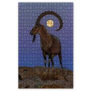 Cakapuzzle Dağ Keçisi ve Dolunay Hızırın Keçisi Ahşap 1000 Parça Puzzle