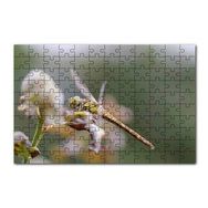 Cakapuzzle Daldaki Yusufçuk Yakın Çekim 120 Parça Ahşap Puzzle