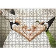 Cakapuzzle Damat Gelin Kalpli Eller Ahşap 1000 Parça Puzzle