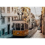 Cakapuzzle Dar Sokaktaki Tramvay Mdf 1000 Parça Puzzle