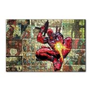 Cakapuzzle Deadpool Çizgi Roman Görseli 120 Parça Ahşap Puzzle