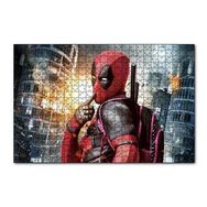 Cakapuzzle Deadpool Hayret Süper Kahraman Çizgi Roman Görseli 120 Parça Ahşap Puzzle