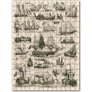 Cakapuzzle Değişik Ülkelere Ait Eski Yelkenli Gemiler Mdf 255 Parça Puzzle