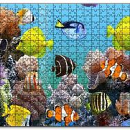 Cakapuzzle Deniz Akvaryumu ve Rengarenk Balıklar Mdf 120 Parça Puzzle