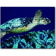 Cakapuzzle Deniz Dibinde Kaplumbağası Mdf 120 Parça Puzzle