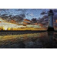 Cakapuzzle Deniz Feneri Liman 120 Parça Ahşap Puzzle