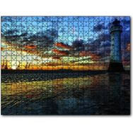 Cakapuzzle Deniz Feneri Liman 500 Parça Puzzle