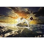 Cakapuzzle Deniz Gün Batımı Şişe 120 Parça Puzzle