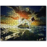 Cakapuzzle Deniz Gün Batımı Şişe 500 Parça Puzzle